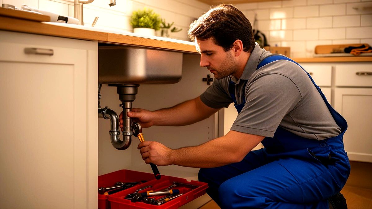 Bob Frame Plumbing Services Inc on the job