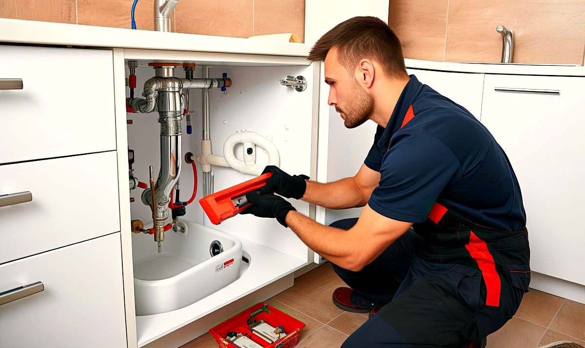 Bob Frame Plumbing Services Inc at work